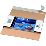 CD-Jewel-Mailer mit Haftklebung und Aufreifaden