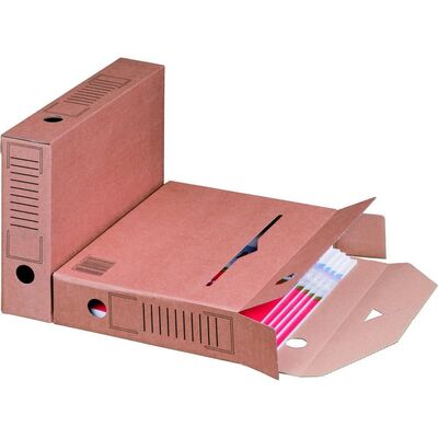 Archiv-Ablagebox braun