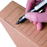 Archiv-Ablagebox braun 1
