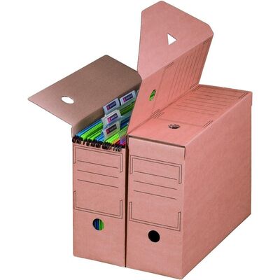 Archiv-Ablagebox braun 4