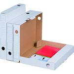 Archiv-Ablagebox weiß BIANCO Schmal