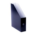 Zeitschriftensammler Schmal 70 mm Schwarz