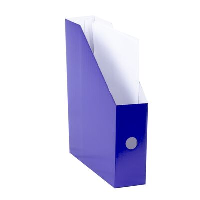 Zeitschriftensammler Schmal 70 mm Blau