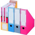 Archiv-Stehsammler farbig Schmal 80 mm Grau