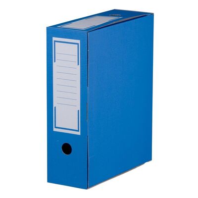 Archiv-Ablagebox farbig Breit 100 mm Blau