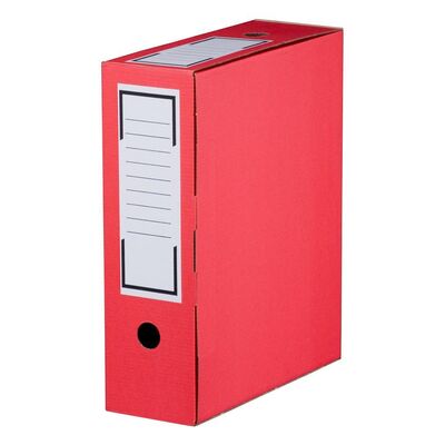 Archiv-Ablagebox farbig Breit 100 mm Rot