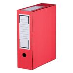 Archiv-Ablagebox farbig Breit 100 mm Rot