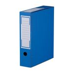 Archiv-Ablagebox farbig Schmal 80 mm Blau