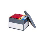 Archivbox mit Deckel Stülpdeckel Groß
