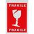 Hinweisetiketten FRAGILE