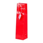 Präsent-Tragetasche mit Kordel und Karte 98x89x380mm Rot