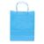 Papiertragetaschen farbig 180x80x220mm Blau/Türkis