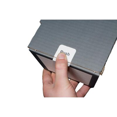 Maxi-Trapez-Plan-Box mit Haftklebestreifen A2