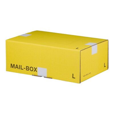 Mailbox wiederverschließbar Gelb L