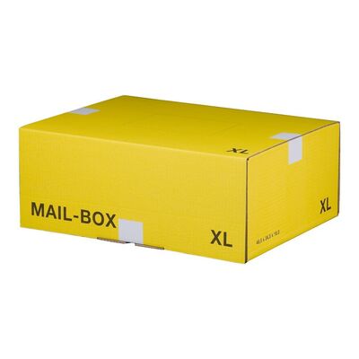 Mailbox wiederverschließbar Gelb XL