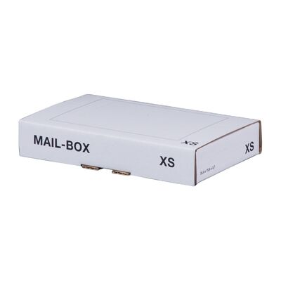 Mailbox wiederverschließbar Weiß XS
