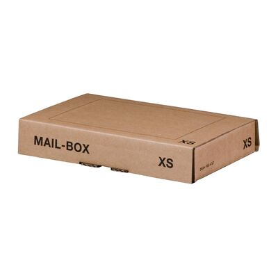 Mailbox wiederverschließbar Braun XS