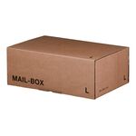 Mailbox wiederverschließbar Braun L