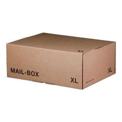 Mailbox wiederverschließbar Braun XL