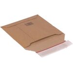 Pochette d´expédition en carton ondulé brun, CD