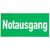 Rettungsschild Notausgang Folie selbstklebend