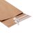 Papierversandtasche 300 x 80 x 430 + 110 mm braun Doppelfixverschluss