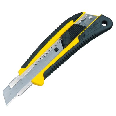 Tajima Cutter mit Elastomergriff 18mm, mit Taste