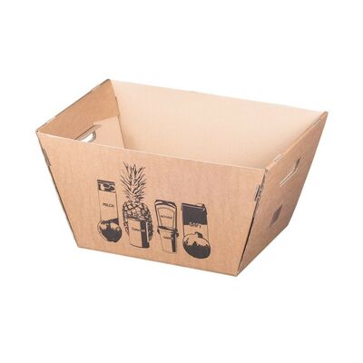 Einkaufskorb aus Wellpappe 500x330x260 mm