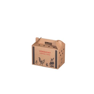 Transportkarton "Lebende Tiere" 320x197x230 mm