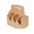 Flaschen- und Biertragerl aus Wellpappe 225x150x280 mm braun