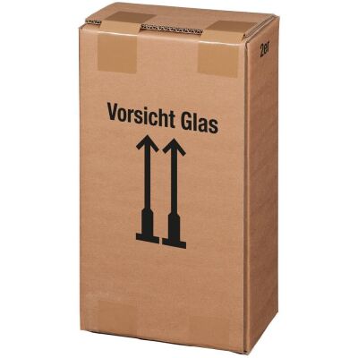 Versandkarton fr Flaschen 2 er