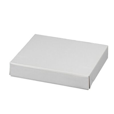 Klappdeckelkarton wei, Mini 300 x 240 x 60 mm