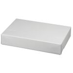 Klappdeckelkarton weiß, Mittel 510 x 310 x 100 mm